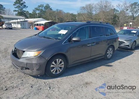 2015 Honda Odyssey Ex-L z USA, uszkodzony, nr VIN 5FNRL5H69FB096208